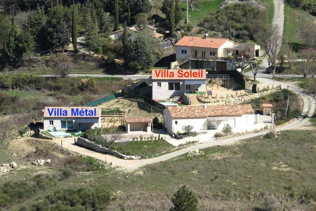 Les Villas Dorees - Villa Soleil Face Au Mont Ventoux Plaisians Exterior photo